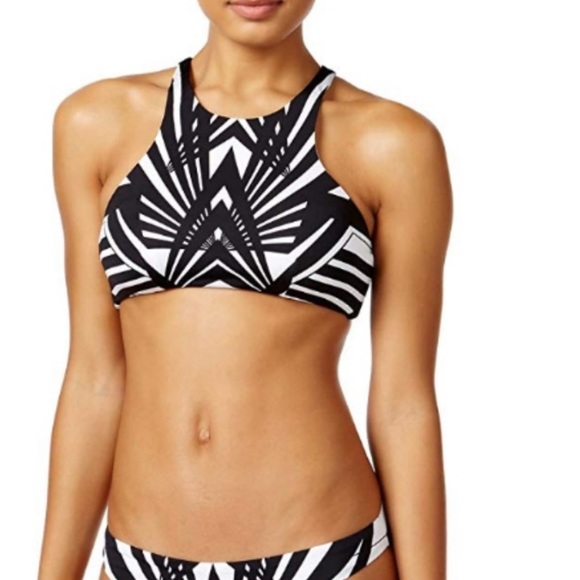 Bar III Women's Prism High-Neck Bikini Swim Top - Picture 4 of 6